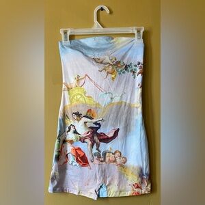 FashionNova Blessing Your Timeline Angel Sexy Romper Multicolor Size M